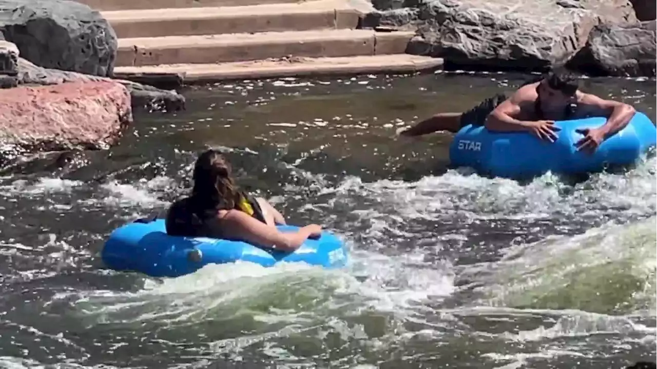 Denver Residents Head To Confluence Park To Cool Down In Near-Record Heat