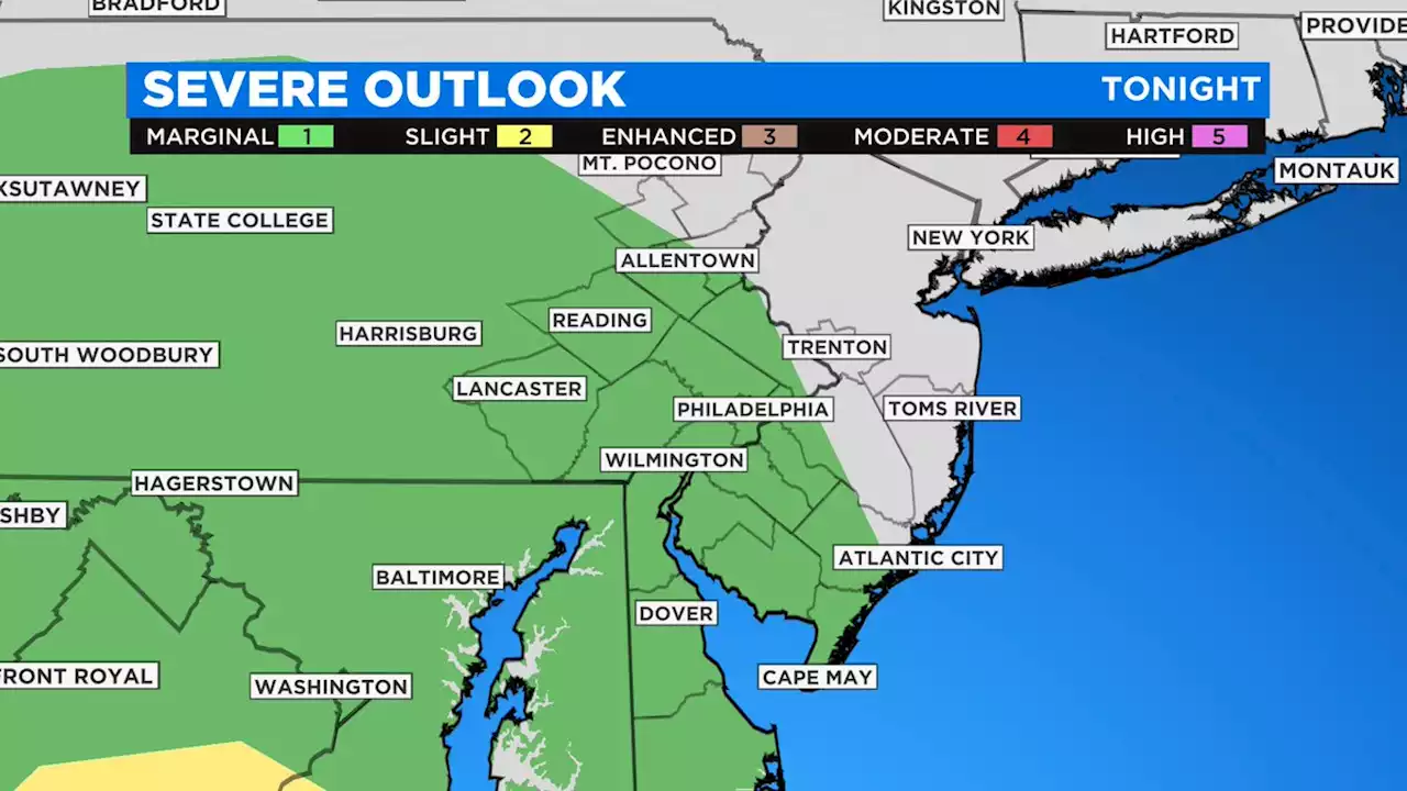 Philadelphia Weather: Delaware Valley Could See Damaging Winds, Downpours, Isolated Flooding Sunday