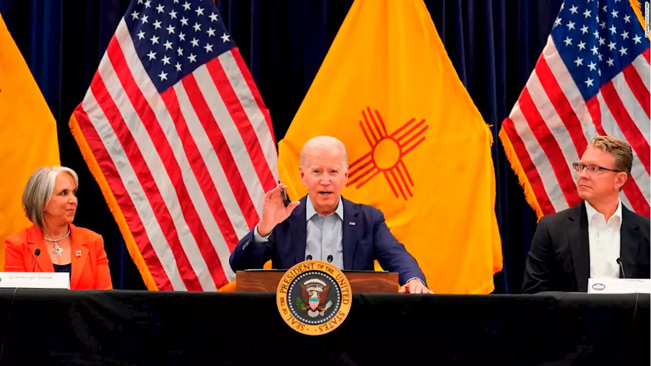 Biden pledges federal government will cover '100%' of New Mexico wildfire response cost