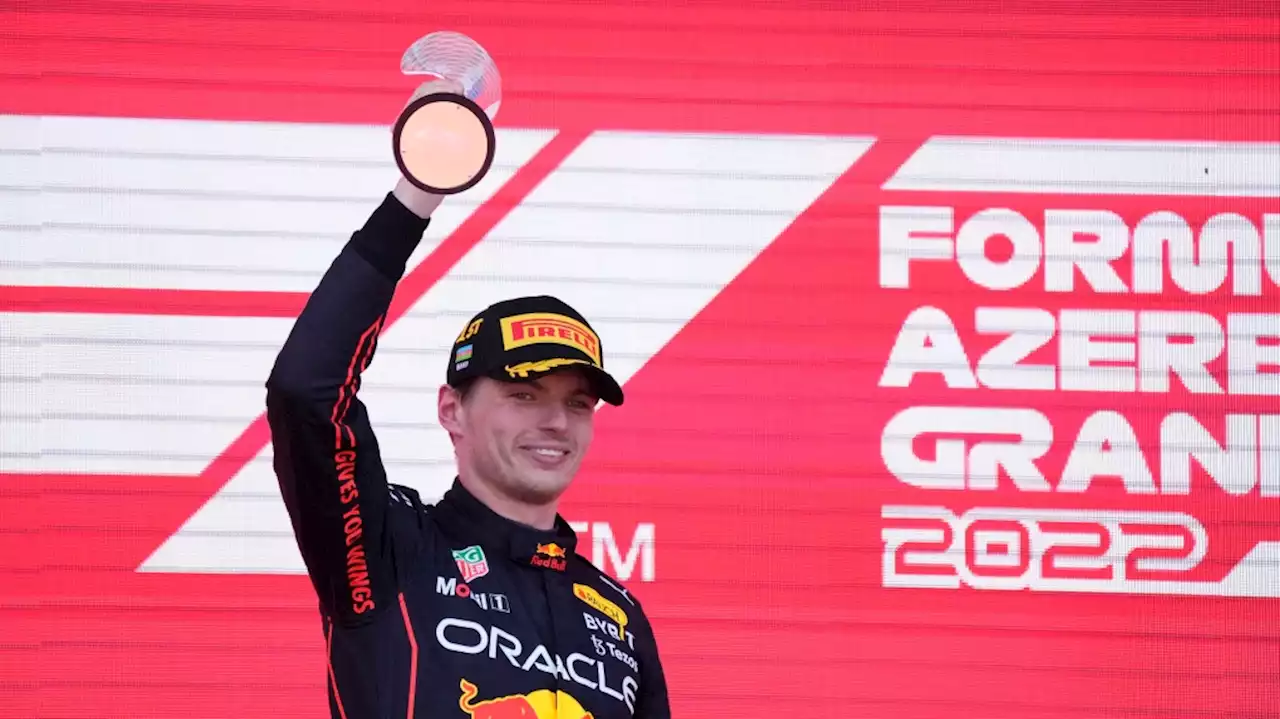 Verstappen wins in Azerbaijan after Leclerc engine failure