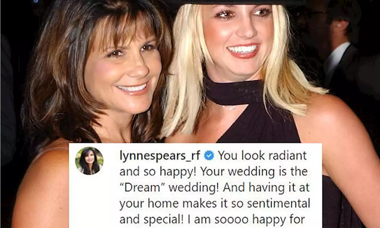 Britney Spears' estranged mother Lynne Spears reacts to her wedding