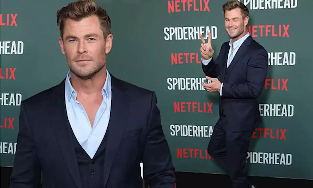 Chris Hemsworth at the Spiderhead premiere in Sydney