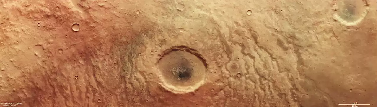 See the crater scar left on Mars by an ancient impact | Digital Trends