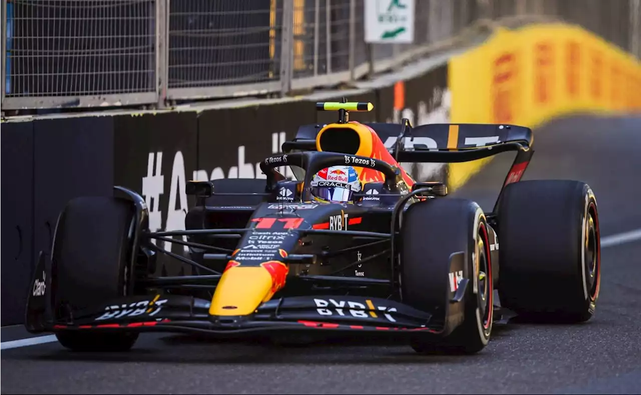 Checo Pérez consigue otro podio en el GP de Azerbaiyán; Max Verstappen gana y Ferrari fuera