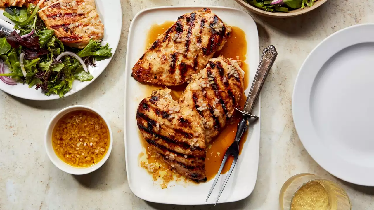 Actually Juicy Grilled Chicken Breast