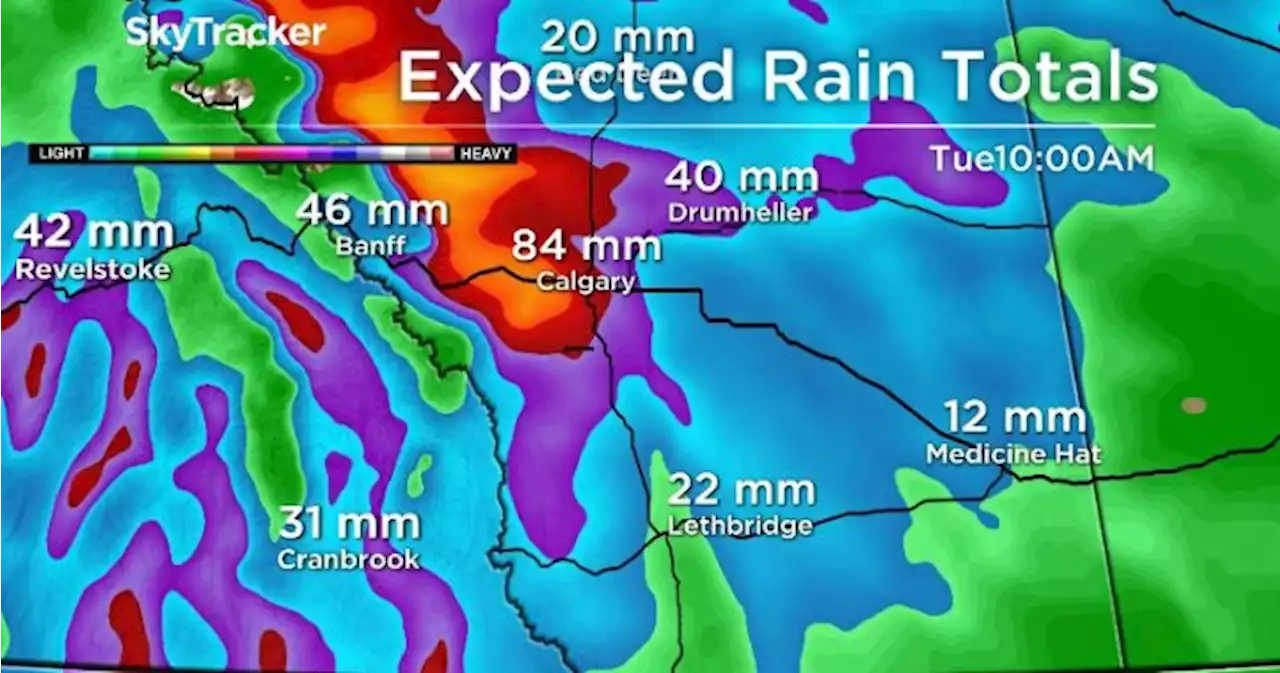 Significant rainfall expected for Calgary-area prompts special weather statement | Globalnews.ca