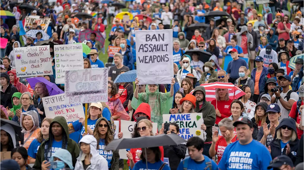 'March For Our Lives' Rallies Against Gun Violence Held In Hundreds Of U.S. Cities