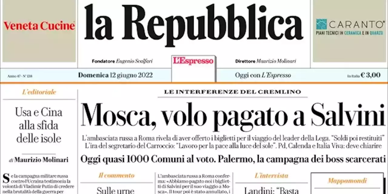 Le prime pagine di oggi - Il Post