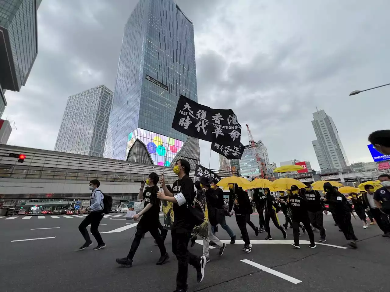 「戦い続けろ」大規模デモから３年、香港人ら渋谷で抗議 - トピックス｜Infoseekニュース