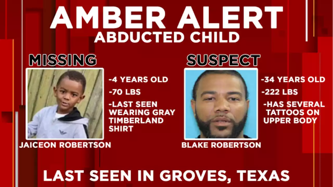 AMBER Alert: Police searching for 4-year-old boy, man wanted in his abduction