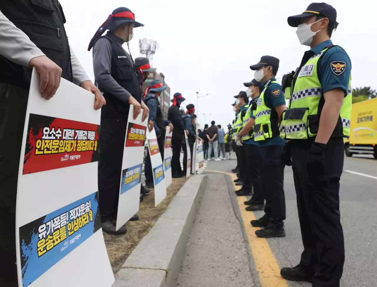 화물연대 총파업 '당사자'면서···정부 뒤에 숨은 대기업들 “파업 철회” 요구만