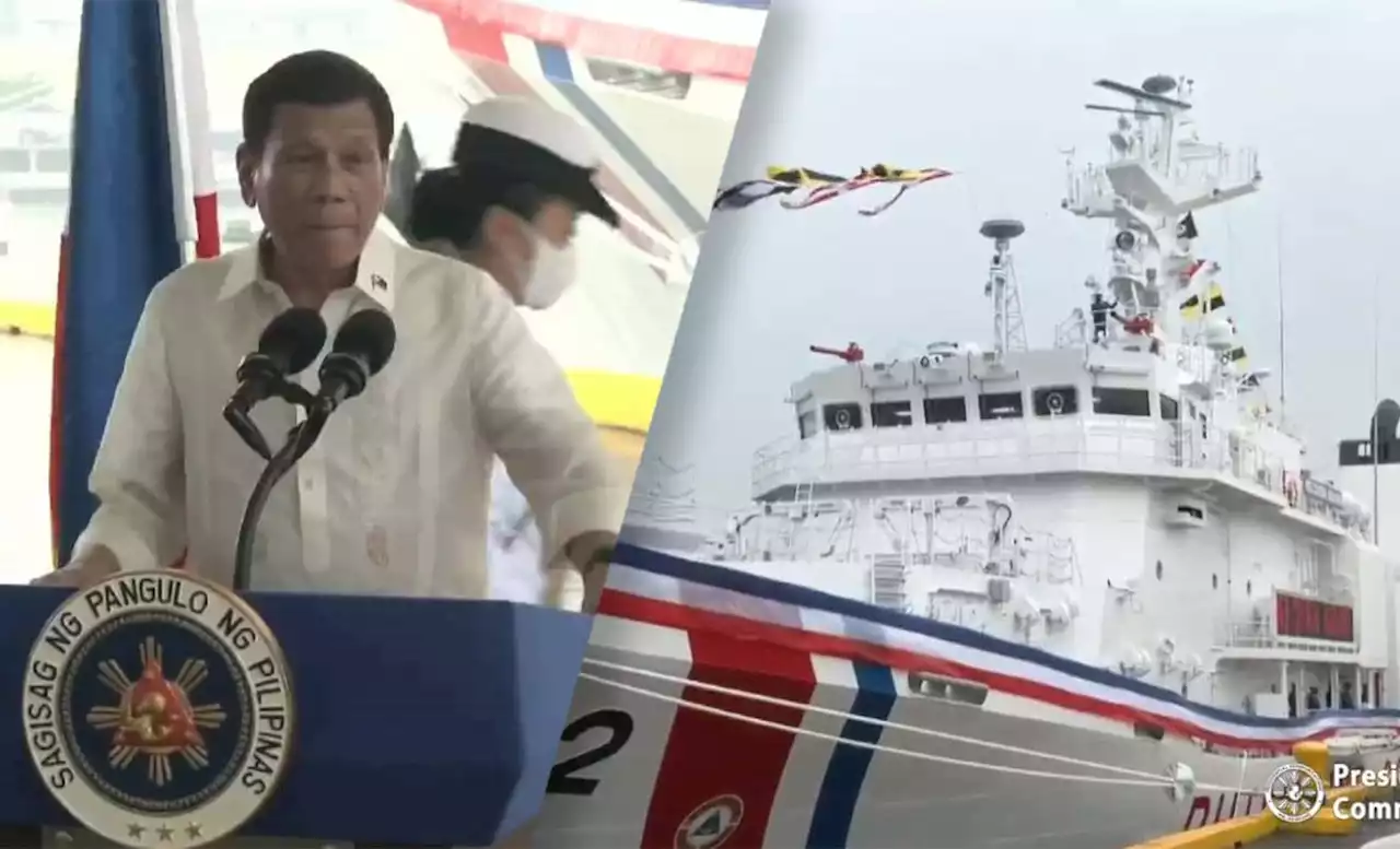 Duterte leads commissioning of PCG's new BRP Melchora Aquino