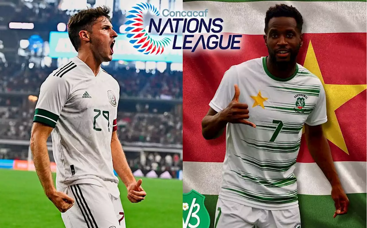 Dónde VER el México vs Surinam: hora y alineaciones Nations League