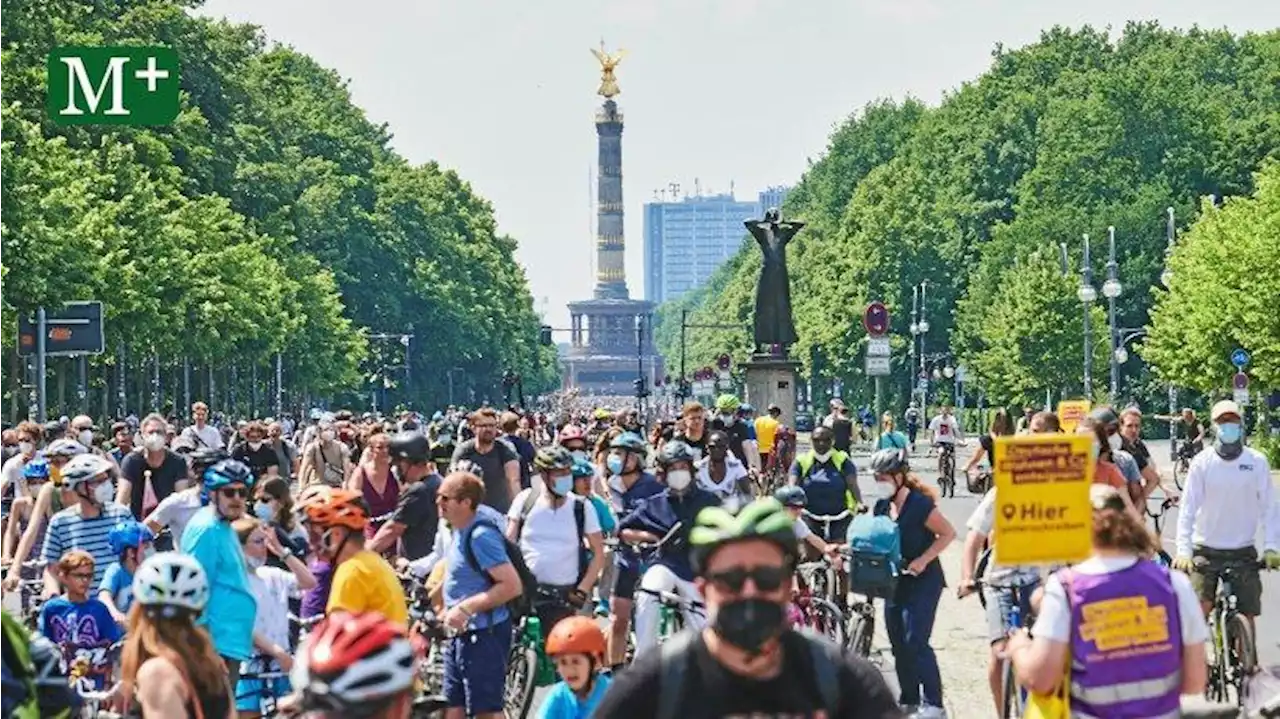 Fahrrad-Sternfahrt zum Großen Stern gestartet