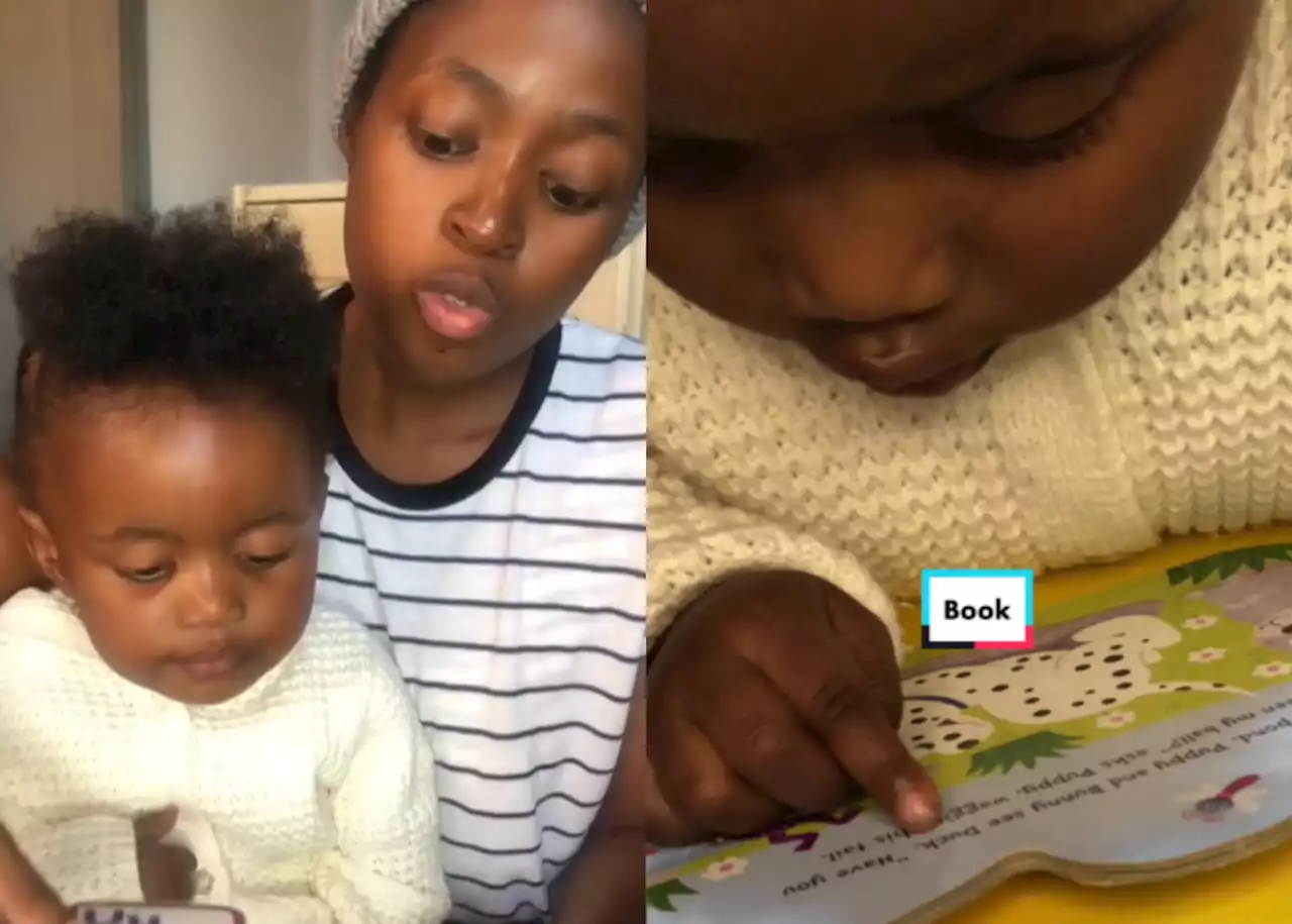 ‘Beautiful to watch’: Two-year-old SA toddler’s reading skills go viral