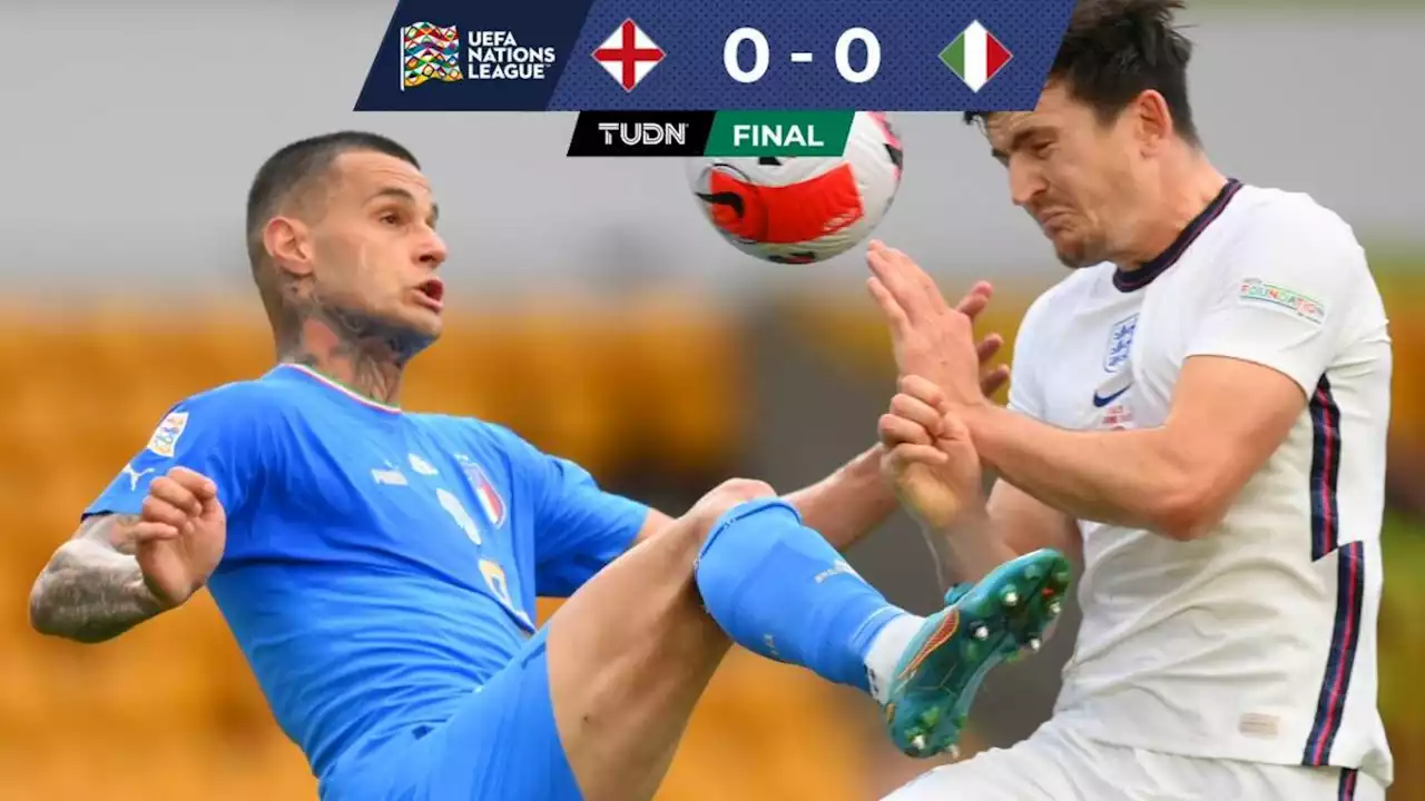 Inglaterra no puede con Italia y se queda en el sótano de grupo