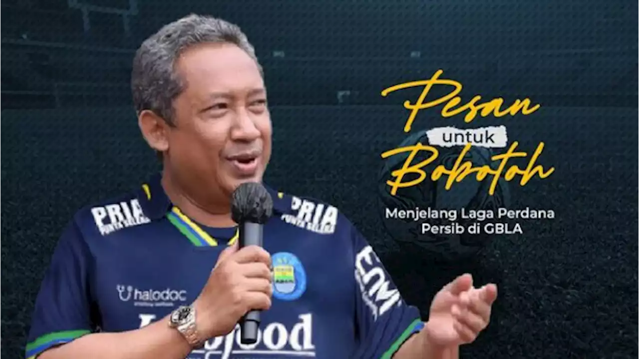 Wali Kota Bandung Pesan pada Bobotoh, Jelang Persib Bandung Kontra Bali United Piala Presiden 2022