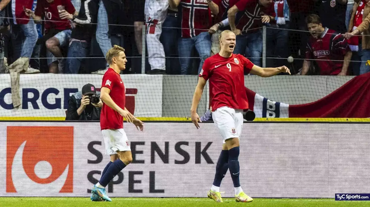 Haaland, imparable en el triunfo de Noruega ante Suecia en la UEFA Nations League - TyC Sports