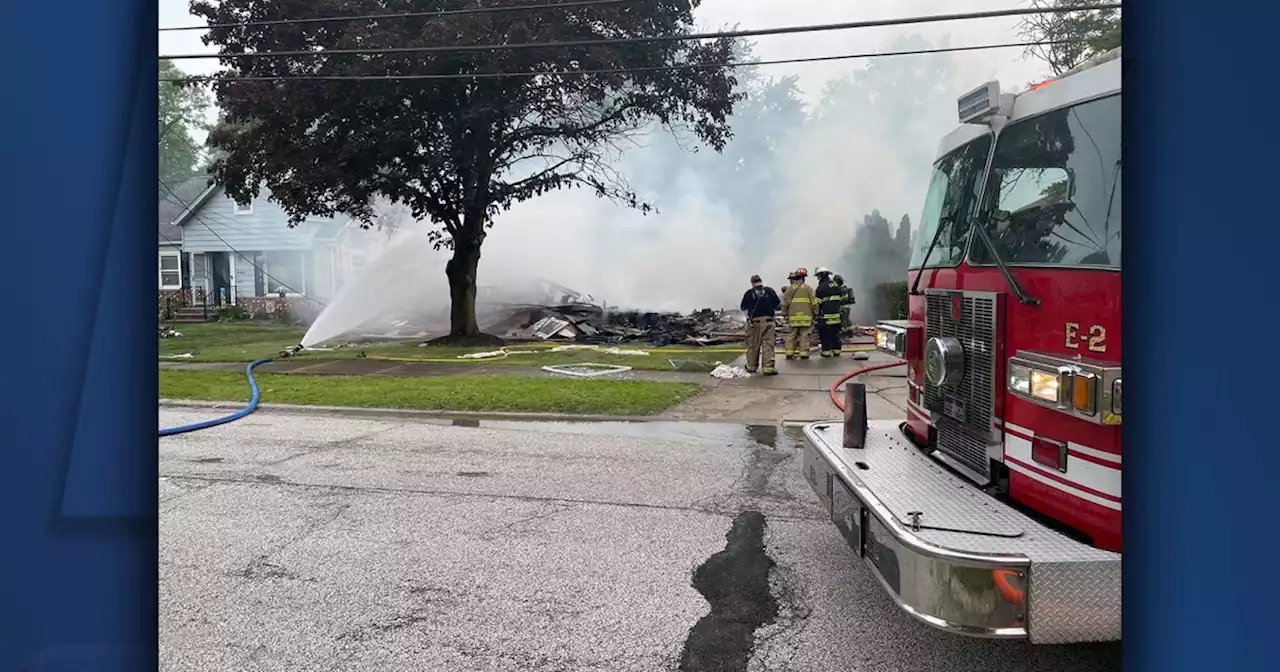 Garfield Heights firefighters respond to house explosion