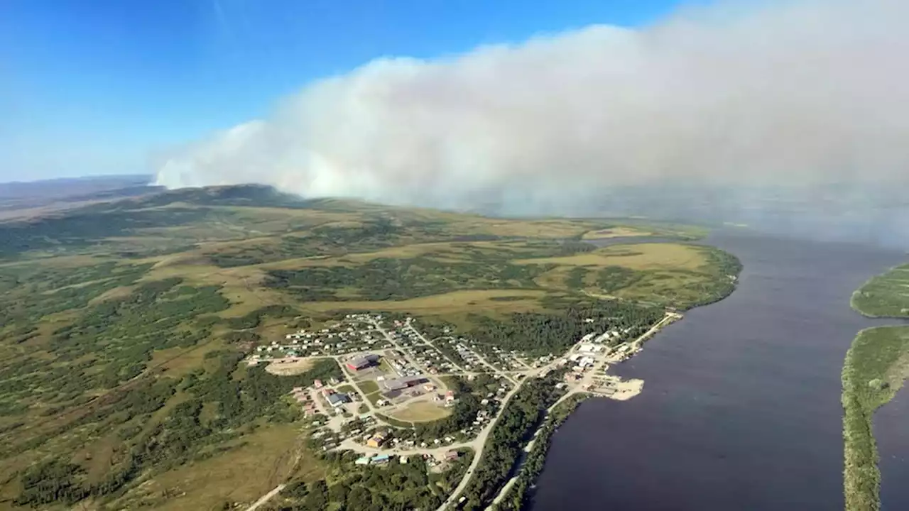 Tundra fire slows, but still aiming at Alaska Native village