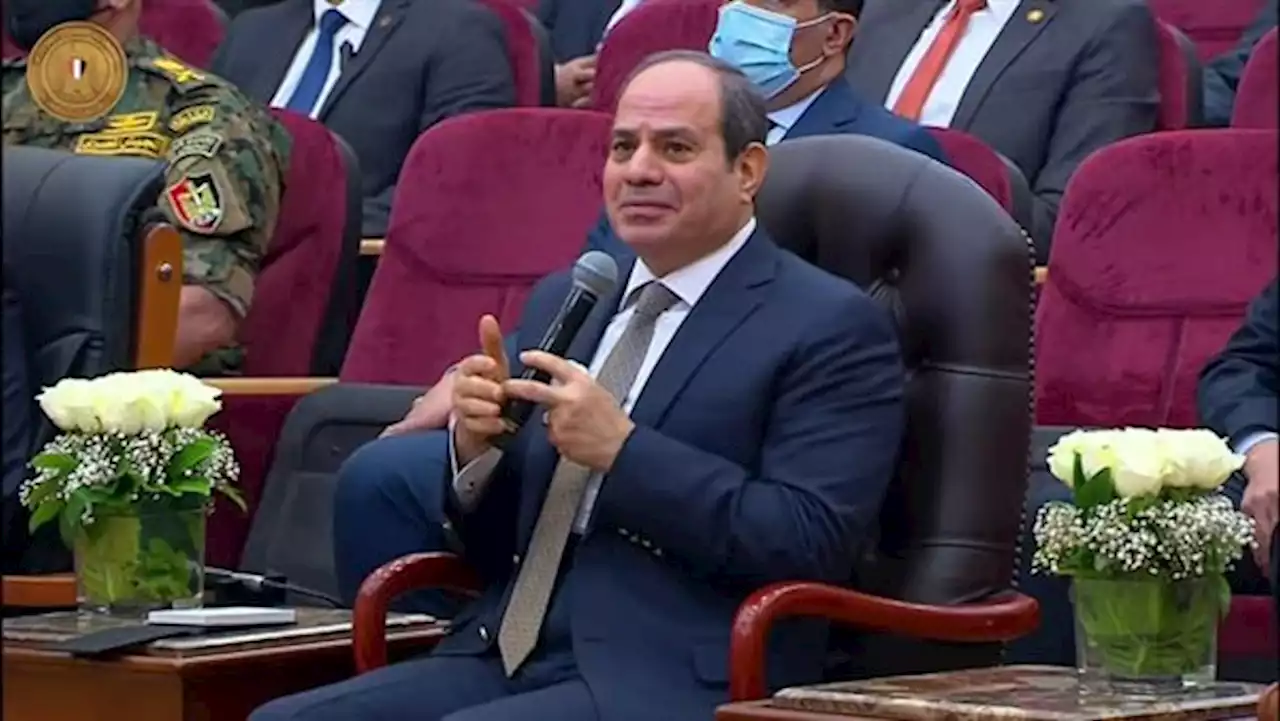 رسائل السيسي خلال افتتاح مجمع الإنتاج الحيواني بالسادات