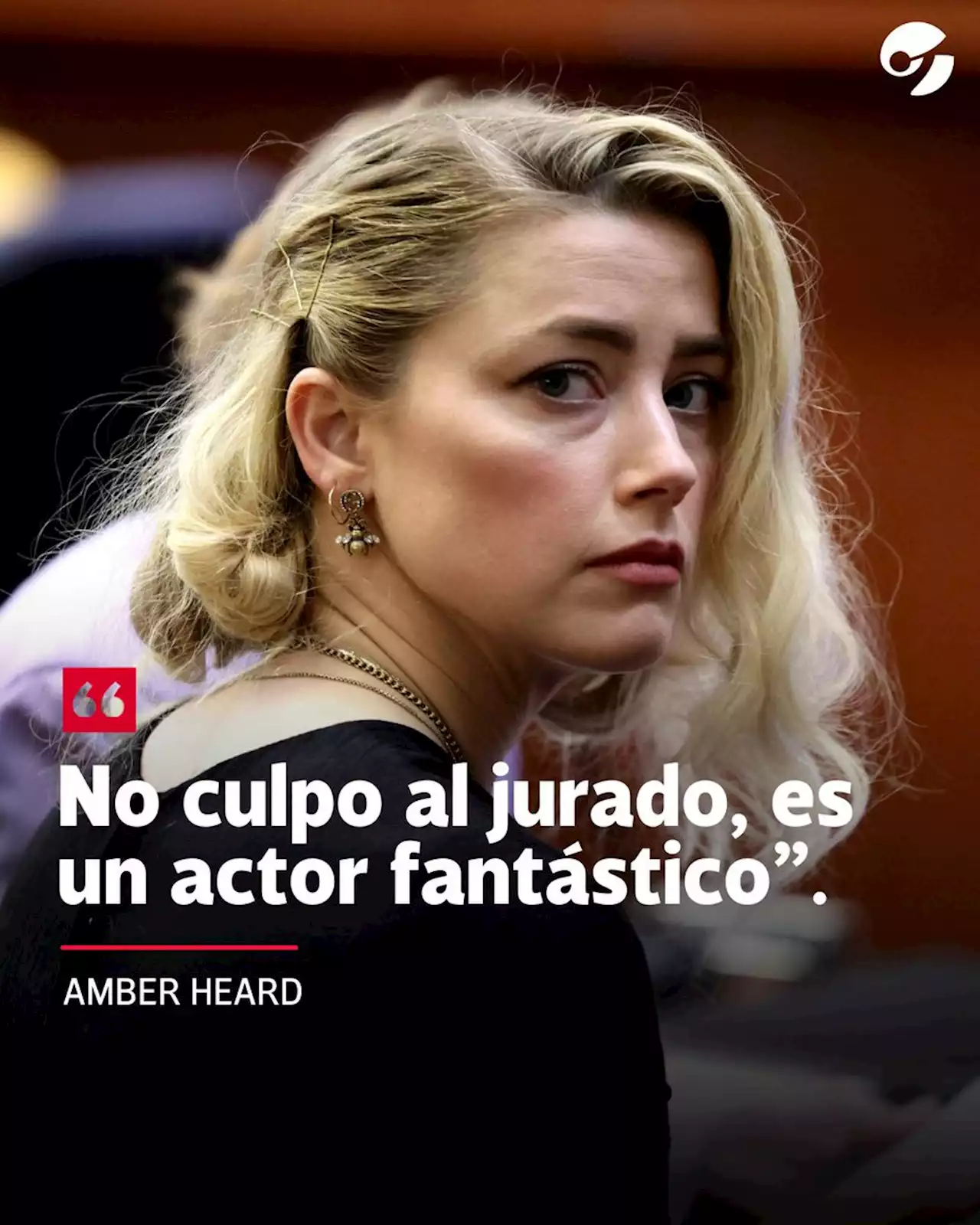 Amber Heard rompió el silencio tras el juicio contra Johnny Depp: 'No culpo al jurado, es un actor fantástico'