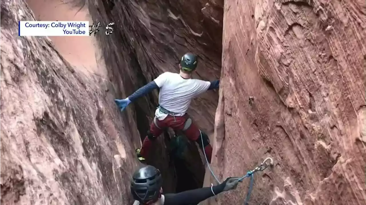 CAUGHT ON CAM: Youth group rescued from canyon in harrowing video