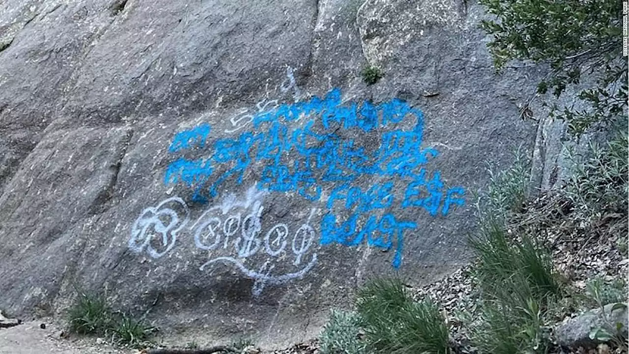 Yosemite National Park asks for public help finding people behind graffiti vandalism