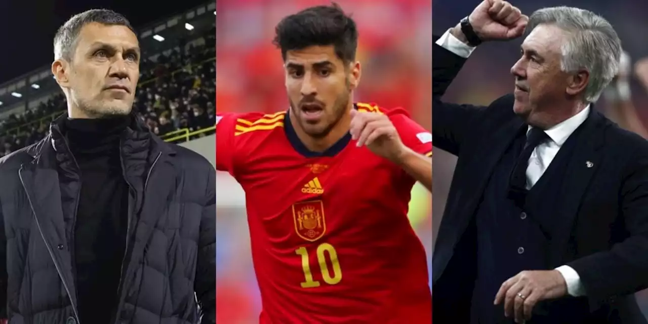 Asensio, il Milan sfida la Juve: Maldini chiama Ancelotti