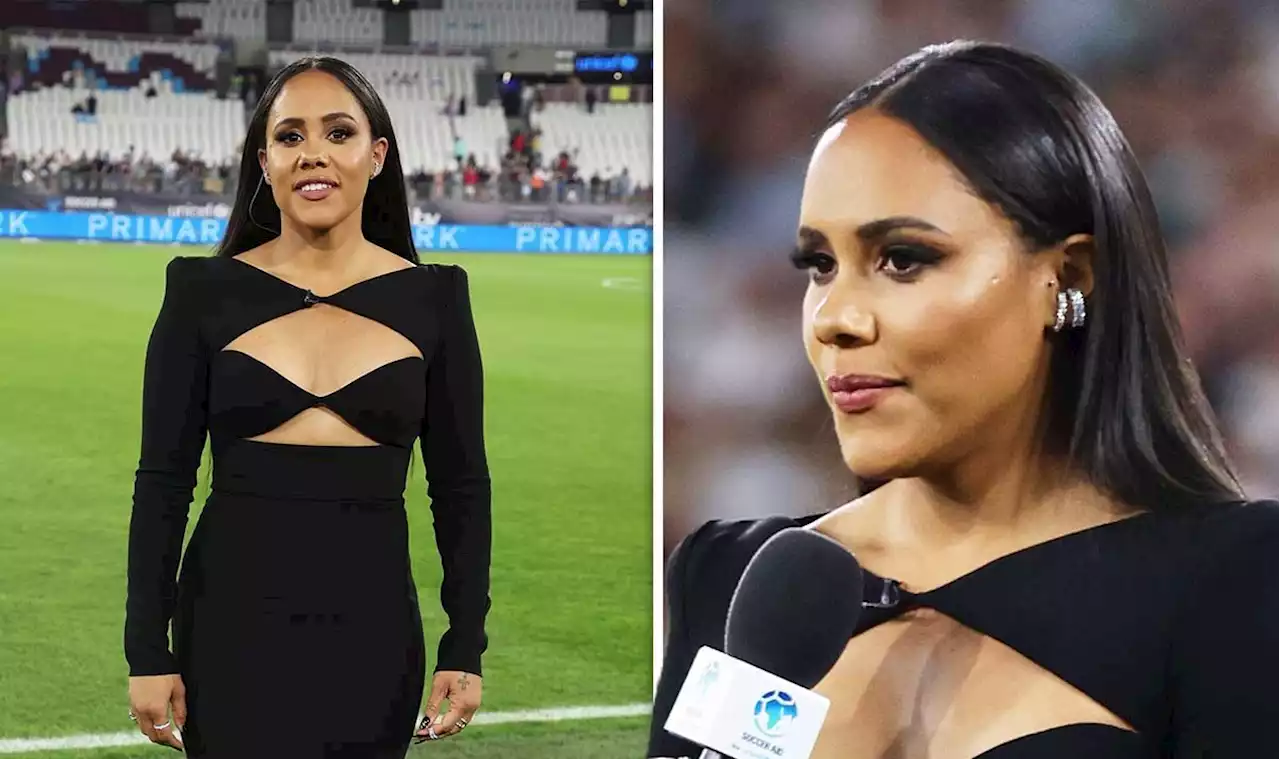 Alex Scott issues 'warning' as she hits back at Soccer Aid critics over cut-out dress