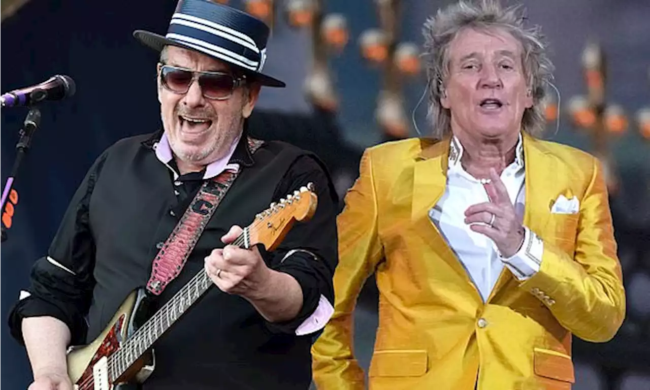 Elvis Costello grovels to Rod Stewart after war of words