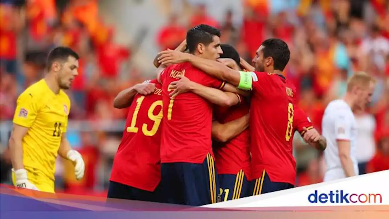 UEFA Nations League: Tumbangkan Ceko, Spanyol Gusur Portugal