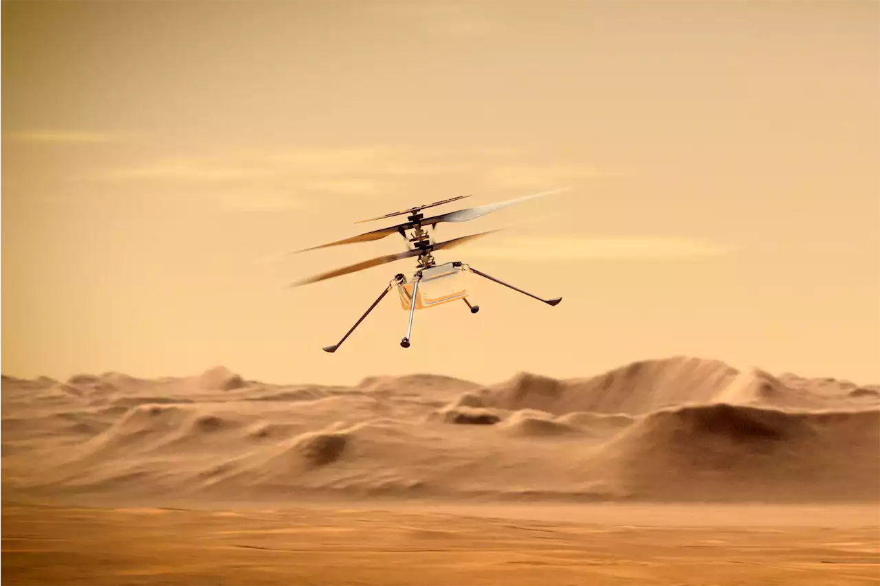 Ingenuity Mars helicopter bags prestigious aviation award | Digital Trends