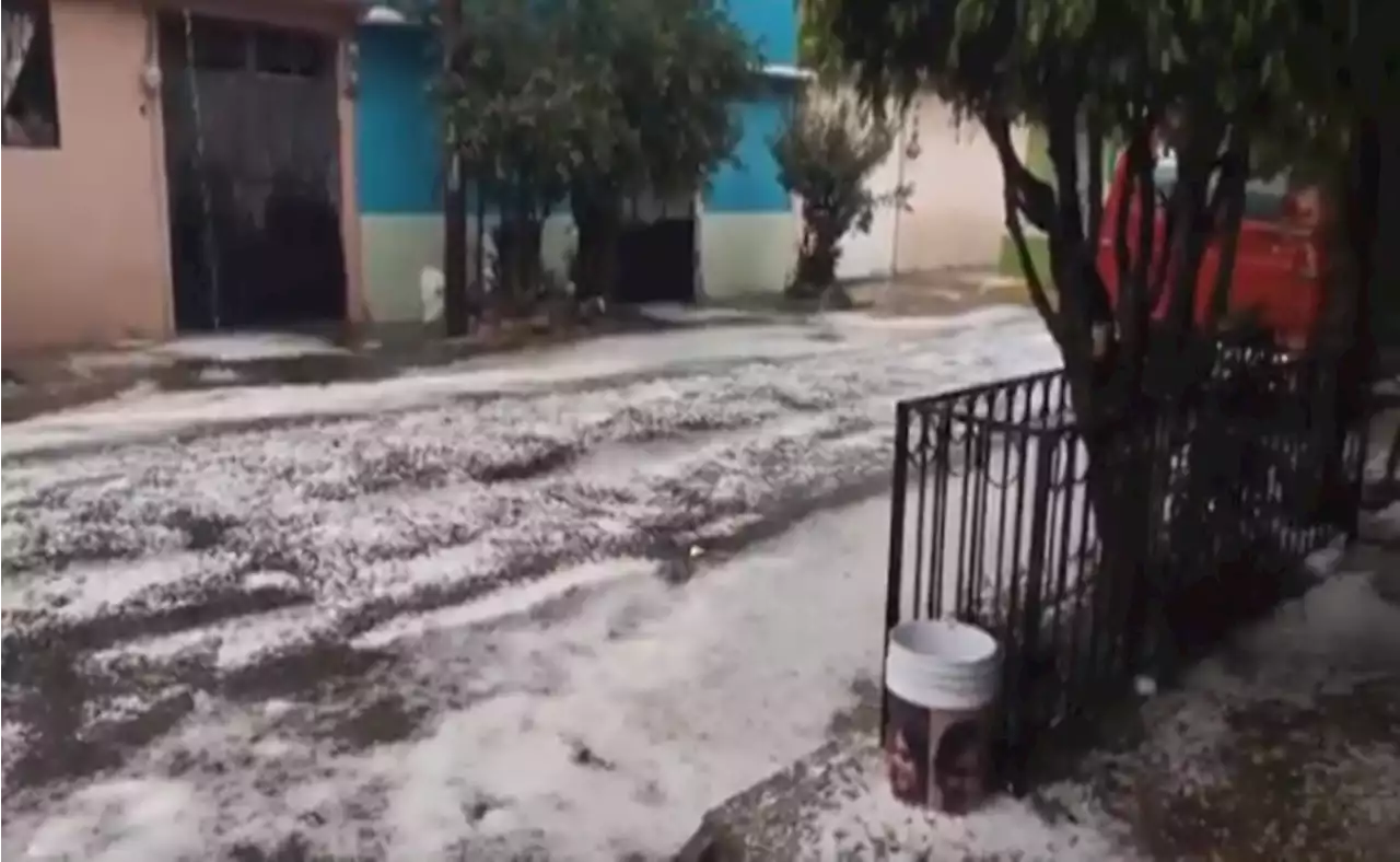 Granizo azota a la CDMX; activan alerta amarilla en 10 demarcaciones