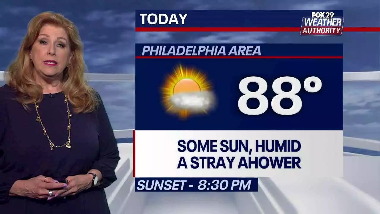 Weather Authority: Delaware Valley to see warm temperatures, humidity Monday