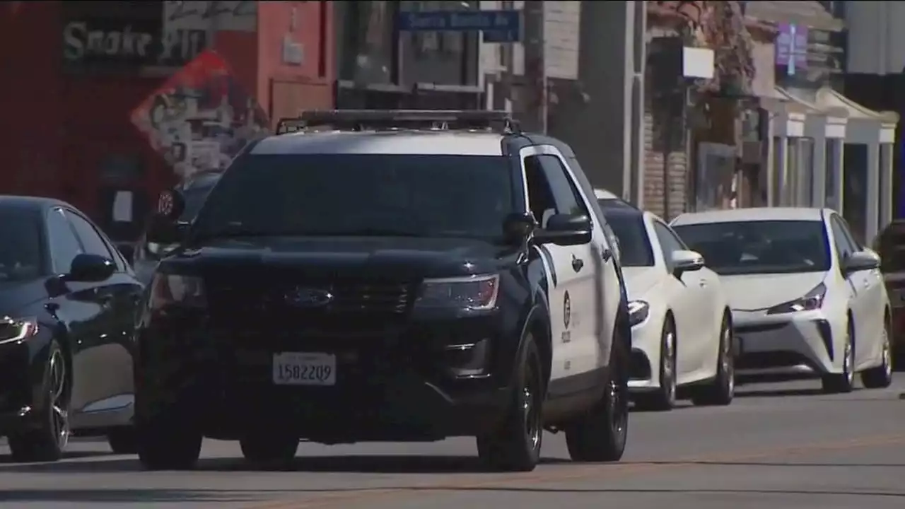 Man wielding 'edged weapon' shot by LAPD officer