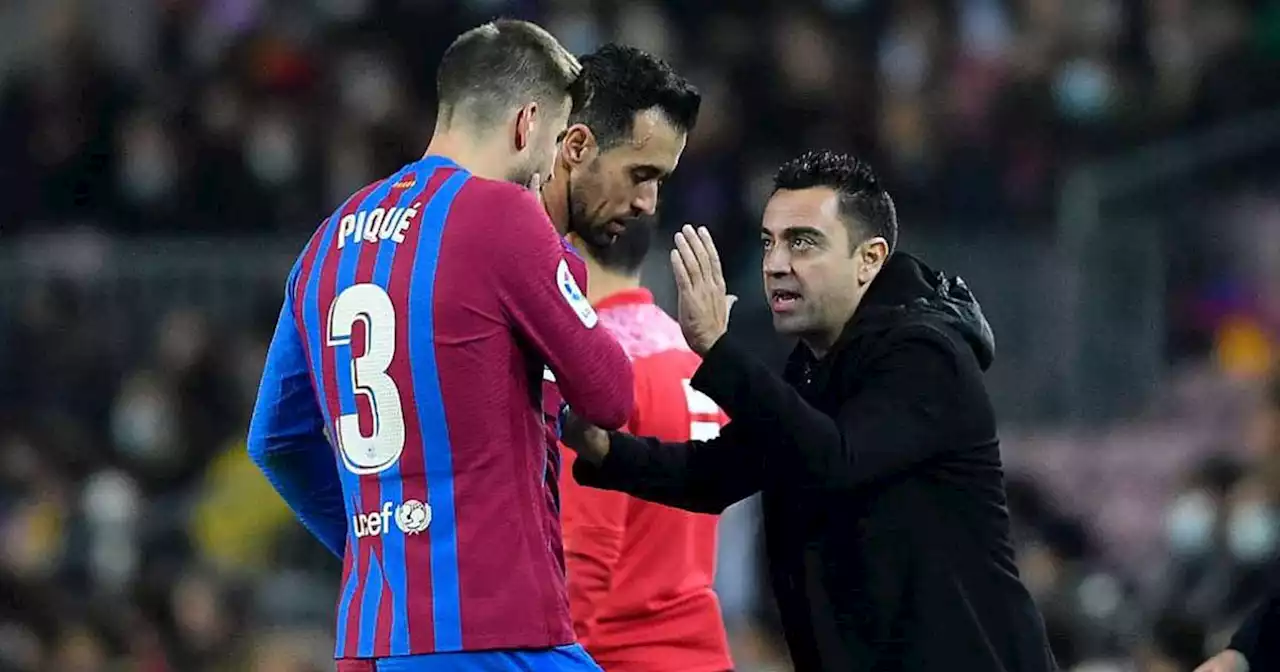 Los dos motivos por los que Xavi ya no contaría con Piqué en Barcelona