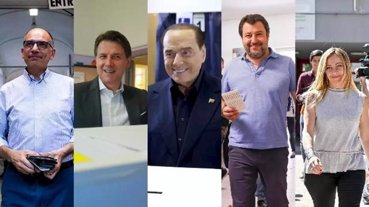 Elezioni comunali 2022, i nostri voti a Berlusconi, Conte, Letta, Meloni e Salvini