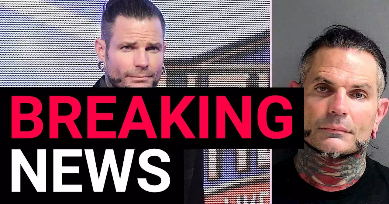 WWE legend Jeff Hardy arrested on 'third DUI offense in 10 years', other charges