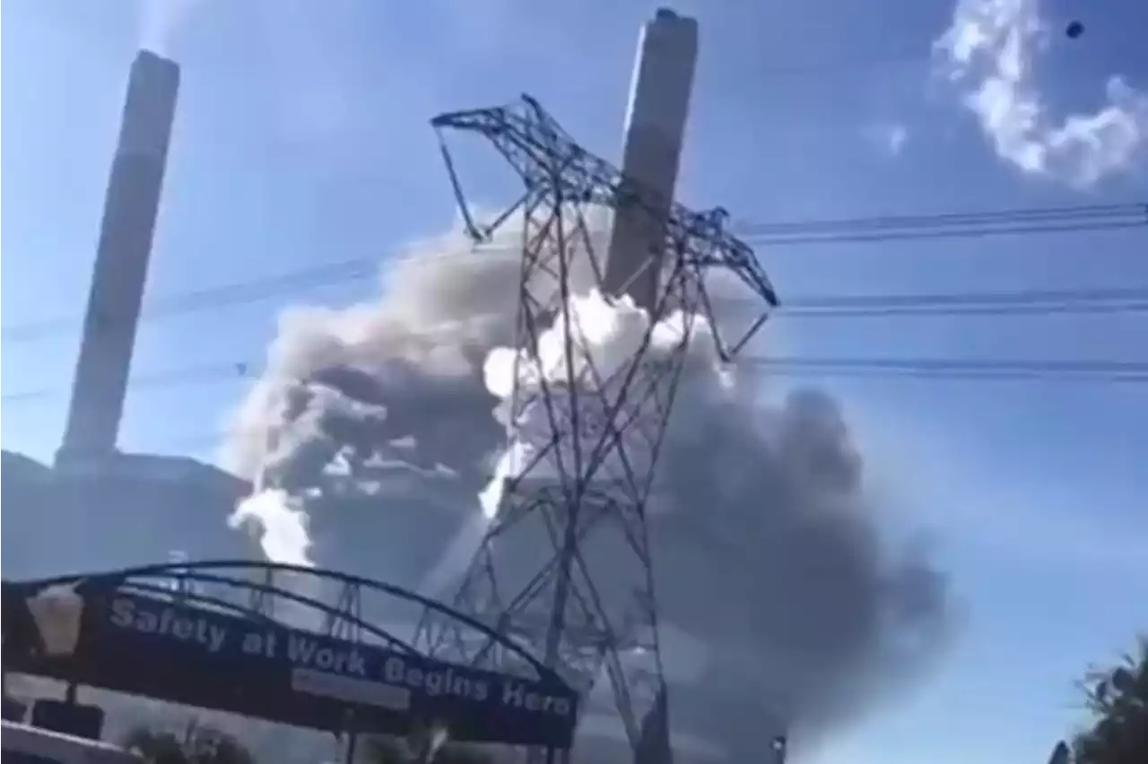 Fire at Eskom power station