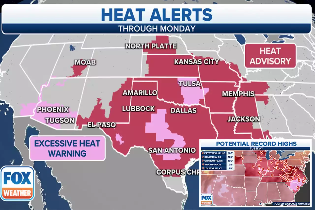 More than 70M Americans under heat alerts as blistering temps expand east