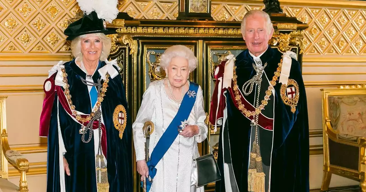 Queen poses with walking aid at Order of the Garter amid ongoing mobility issues