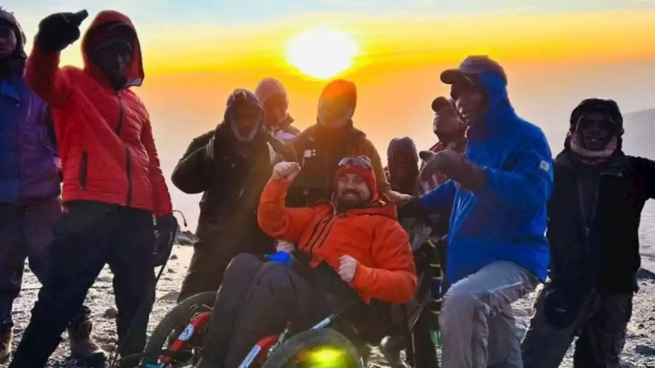 Manchester Arena bombing survivor reaches Mount Kilimanjaro summit in wheelchair