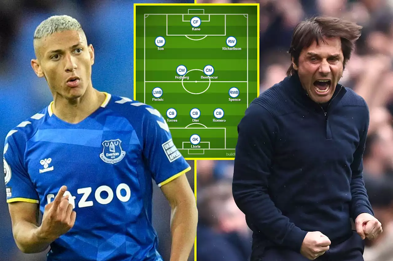 Richarlison and Spence brought in, Kane stays - Spurs' potential new line-up