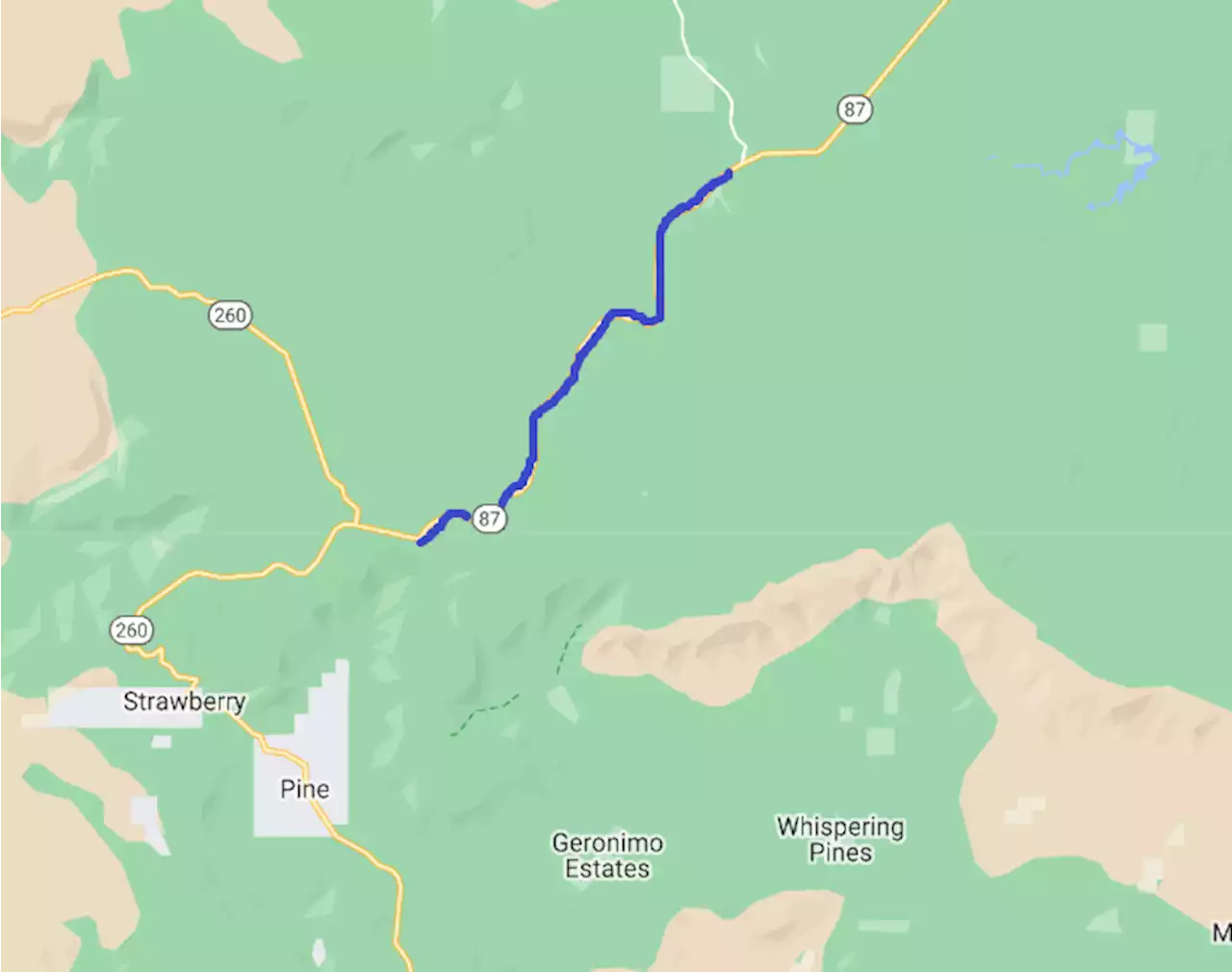 Plan for lane restrictions on State Route 87 north of Pine-Strawberry June 14-16