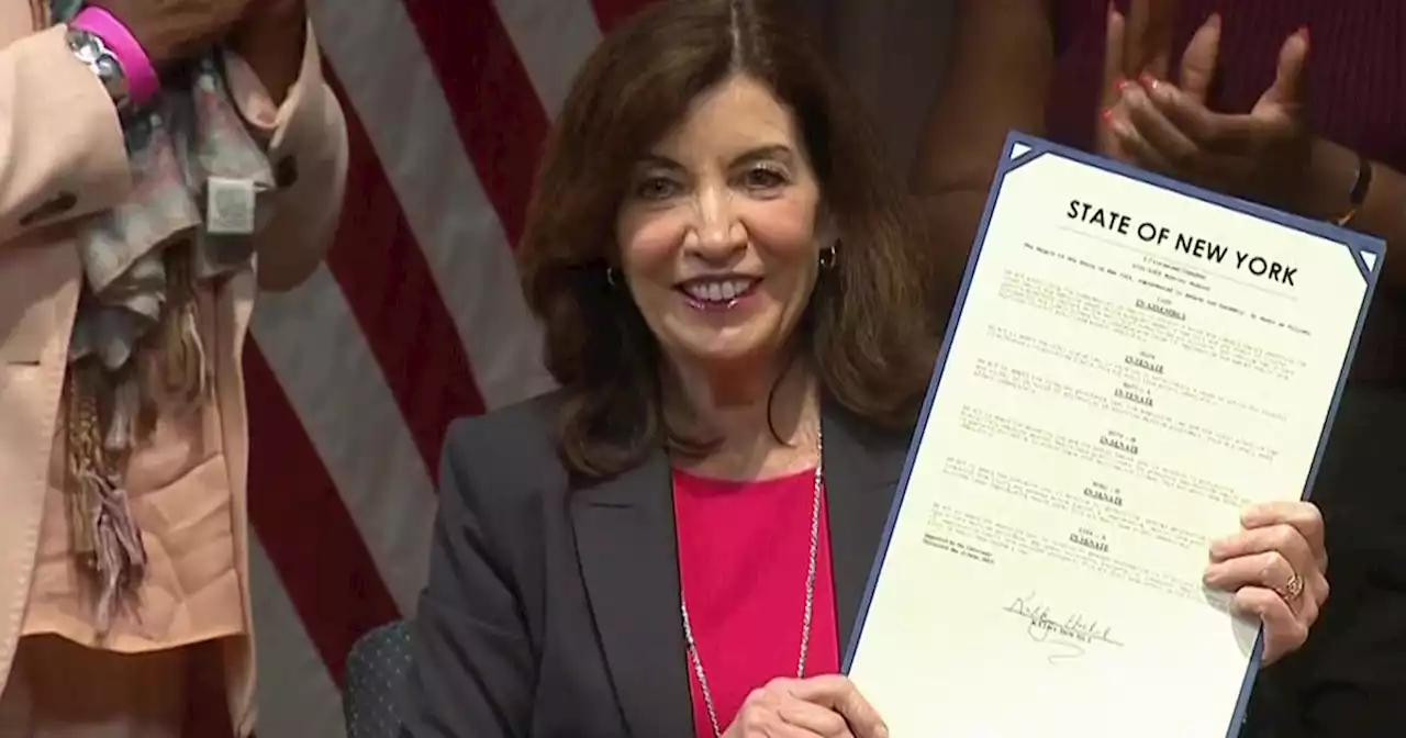 Hochul signs laws meant to protection abortion rights in New York