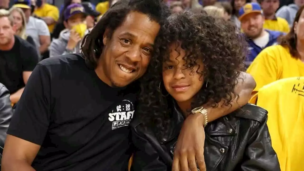 JAY-Z and Blue Ivy Have Sweet Father-Daughter Date Night at NBA Game