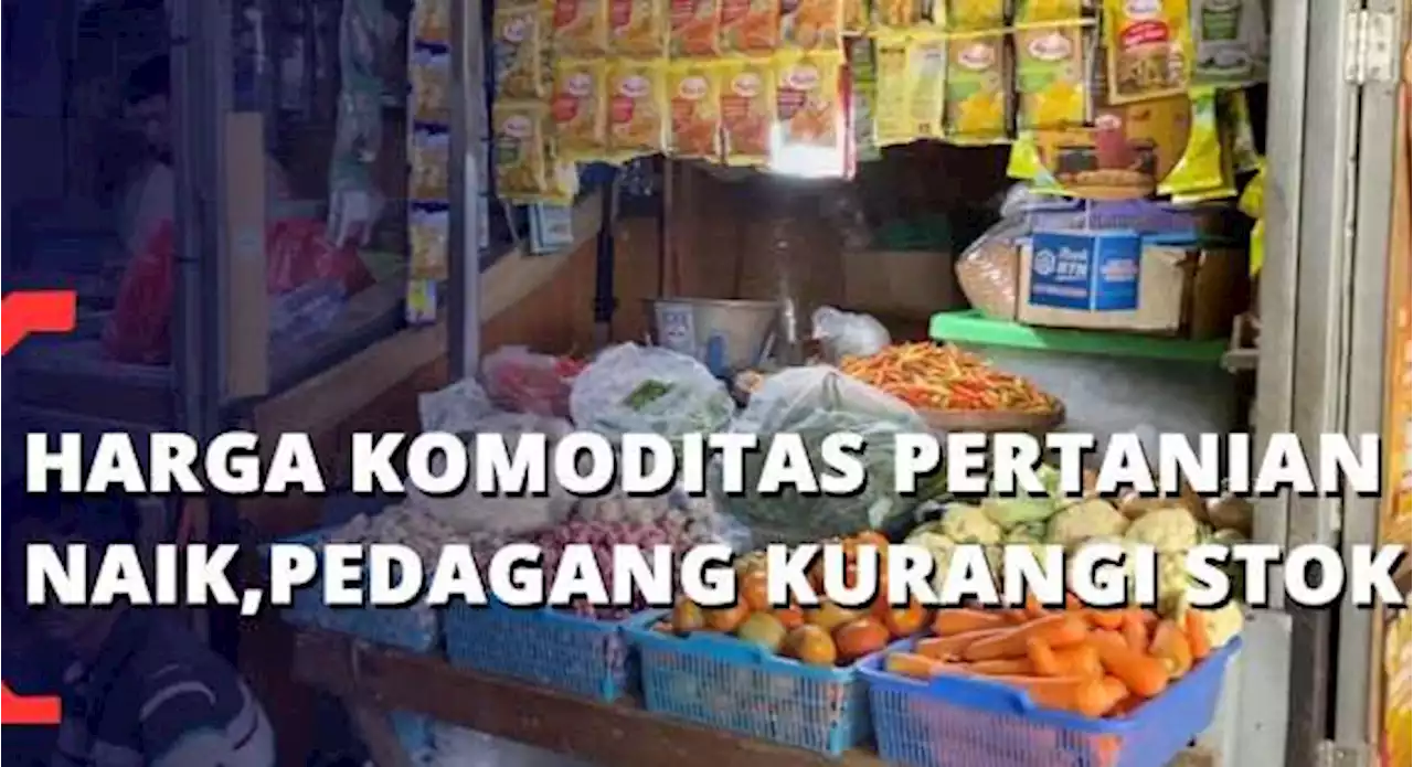 Harga Komoditas Pertanian Naik, Pedagang Kurangi Stok