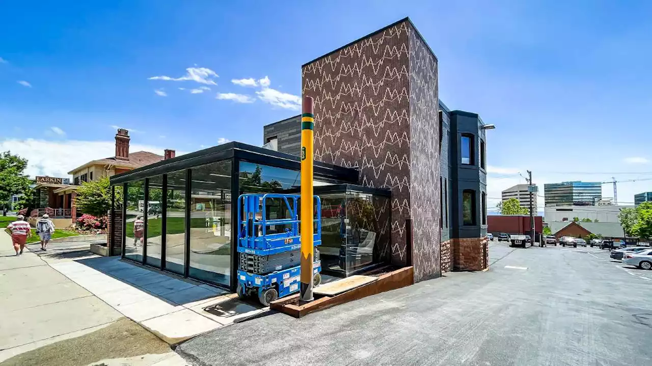 Why there's a 15-foot pencil sticking out of the ground in Salt Lake City