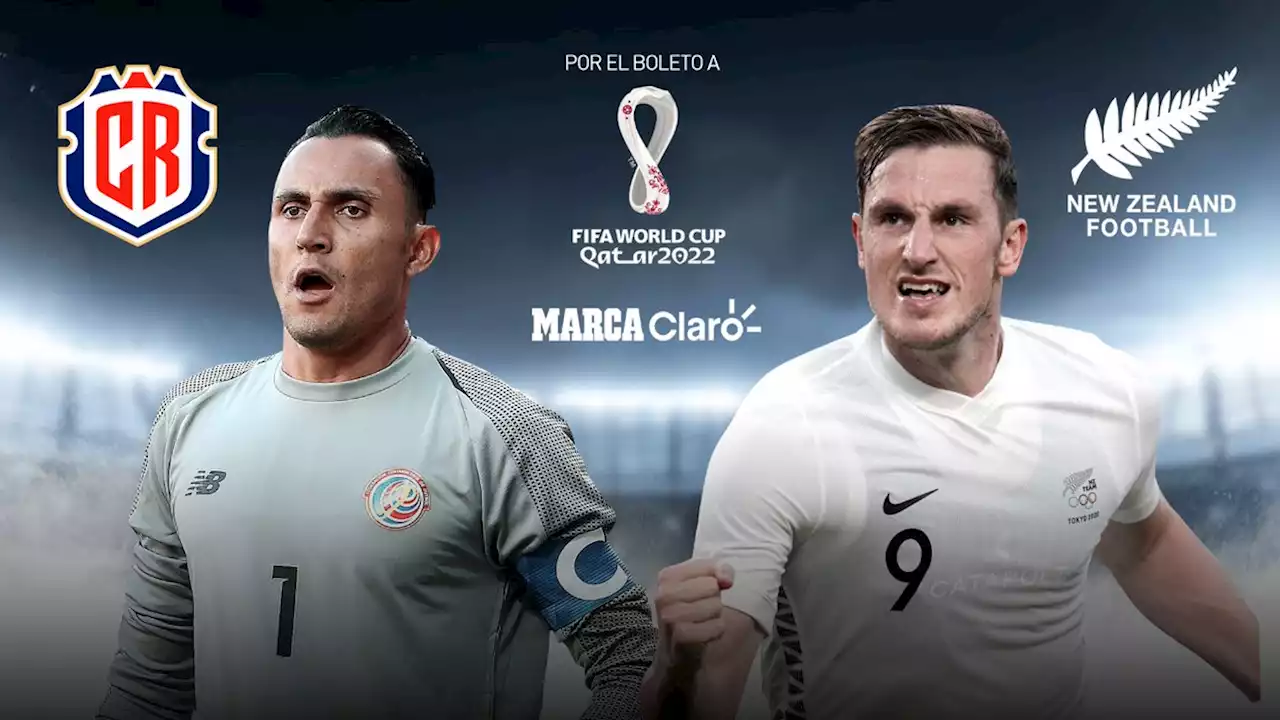 Costa Rica vs Nueva Zelanda, en vivo el partido del repechaje intercontinental al Mundial Qatar 2022